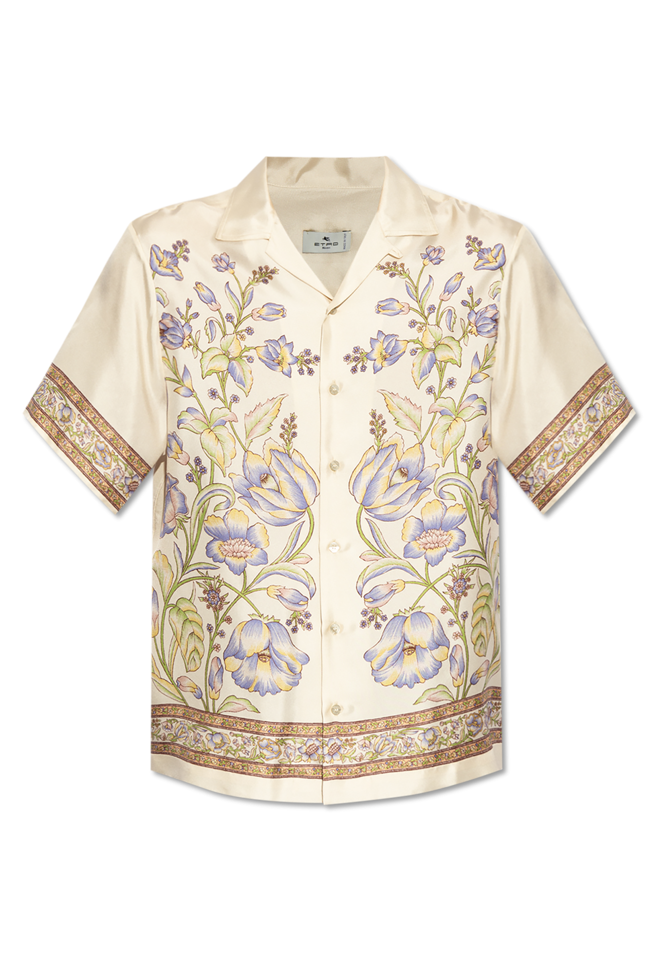 Tシャツ・カットソー ETRO Silk shirt ETRO Printed cotton and silk-blend shirt | NET-A-PORTER